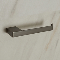 Porta Papel Higiénico Moderno - Gris Metalizado