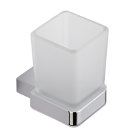 Vaso Porta Cepillo de Dientes y Soporte Porta Vaso de Pared