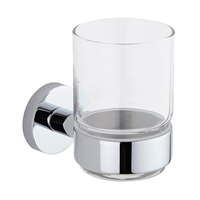 Vaso Porta Cepillo de Dientes y Soporte Porta Vaso de Pared