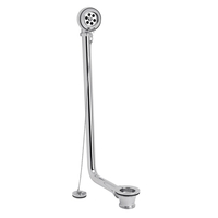 Válvula de Desagüe de Bañera Antigua con Patas con Rebosadero