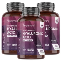 Hyaluronsyre-kapsler - Reducerer aldringstegn - For led og hud - Kan reducere aldringstegn - 3 stk