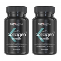 Keto Collagen Advanced - 2x90 Kapsler - Kollagen Piller Til Hud - Anti-ageing Collagen Pills - Keto Collagen Supplements - Keto Collagen Kosttilskud