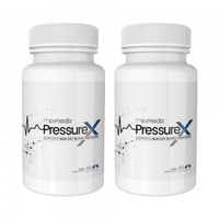 PressureX Piller - 2x60 Kapsler - Spar 10 % - Sund Stotte til Blodtrykket - 100 % Naturlig & Plantebaseret Helsekost - Lette At Sluge