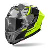 Airoh GP 800 Master Carbon Casco,  negro-gris-amarillo,  tamaño XS para hombre
