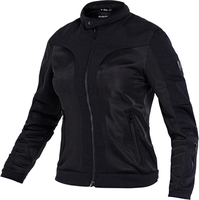 John Doe Aero Mesh Chaqueta textil de moto perforada para damas,  negro,  tamaño L para mujer