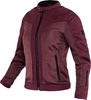 John Doe Aero Mesh Chaqueta textil de moto perforada para damas,  rojo,  tamaño S para mujer