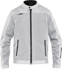 John Doe Aero Mesh Chaqueta textil de motocicleta perforada,  blanco,  tamaño M para hombre
