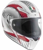 AGV GT Veloce Cyborg Hjelm Sort Hvid Rød S