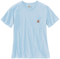 Carhartt Workwear Pocket Dame T-Shirt,  blå,  størrelse M til Kvinder