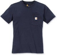 Carhartt Workwear Pocket Dame T-Shirt,  blå,  størrelse XL til Kvinder