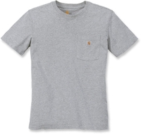 Carhartt Workwear Pocket Dame T-Shirt,  grå,  størrelse XL til Kvinder