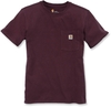 Carhartt Workwear Pocket Dame T-Shirt,  rød,  størrelse M til Kvinder