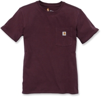 Carhartt Workwear Pocket Dame T-Shirt,  rød,  størrelse XS til Kvinder