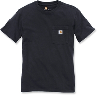 Carhartt Workwear Pocket Dame T-Shirt,  sort,  størrelse M til Kvinder
