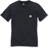 Carhartt Workwear Pocket Dame T-Shirt,  sort,  størrelse S til Kvinder