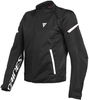 Dainese Bora Air Tex Motorcykel tekstil jakke,  sort-hvid,  størrelse 58