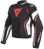 Dainese Estrema Air Tex Motorcykel tekstil jakke,  sort-hvid-rød,  størrelse 56
