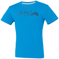 Held Tee 9388 T-shirt,  turkis,  størrelse S