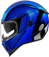 Icon Airform Conflux Hjelm Blå L