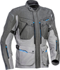 Ixon Crosstour HP Motorcykel tekstil jakke,  grå,  størrelse S