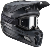 Leatt 3.5 Stealth Ungdom motocross hjelm,  sort,  størrelse L