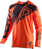 Leatt 4.5 Lite Motocross Jersey Sort Orange S