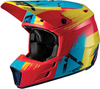 Leatt GPX 3.5 V19.1 Lime Kids Motocross hjelm Rød Grøn L