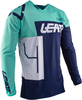 Leatt GPX 4.5 LITE 4 Motocross Jersey,  turkis-blå,  størrelse 2XL