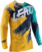Leatt GPX 4.5 Lite Motocross Jersey Blå Gul XL