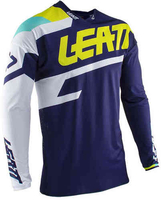 Leatt GPX 4.5 LITE Motocross Jersey Hvid Blå S