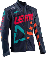 Leatt GPX 4.5 Motocross jakke Blå Orange 2XL
