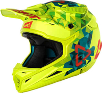 Leatt GPX 4.5 V22 Hjelm Blå Gul 2XL