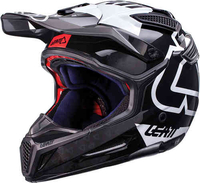 Leatt GPX 5.5 Composite V15 Motocross hjelm Sort Hvid L