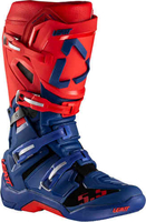 Leatt GPX 5.5 FlexLock Motocross støvler Rød Blå 44 45
