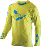 Leatt GPX 5.5 Ultraweld Motocross Jersey Grøn Blå S
