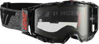 Leatt Velocity 6.5 Motocross beskyttelsesbriller Sort Grå en størrelse