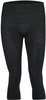 Lenz 5.0 Merino 3/4 Funktionelle bukser,  sort,  størrelse S