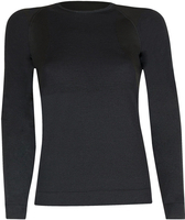 Lenz 5.0 Merino Damer Funktionel Skjorte,  sort,  størrelse XS til Kvinder