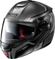 Nolan N90-2 Meridianus N-Com Hjelm Grå Sølv XL