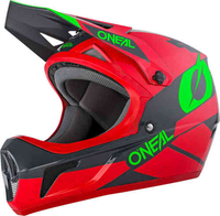 Oneal Sonus Deft Downhill hjelm Rød Grøn XL