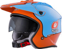 Oneal Volt Gulf Prøvehjelm,  blå-orange,  størrelse S