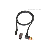 OPTIMATE Adapter motorcykel 90° stik til 2, 5 mm hul stikkobling (nr. 39)