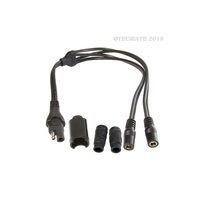 OPTIMATE Y splitter,  SAE på 2x hul stikkobling (nr. 35)