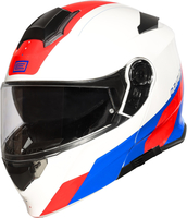 Origine Delta Basic Division Hjelm,  hvid-rød-blå,  størrelse M