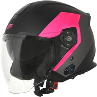 Origine Palio Eko 2.0 Mini S7 Bluetooth Jet hjelm,  sort-pink,  størrelse M