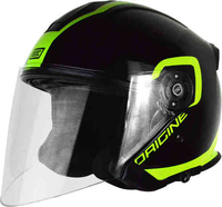Origine Palio Flow Jet hjelm Sort Gul S