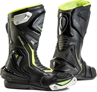 Rebelhorn Piston II Motorcykel Støvler Sort Gul 41