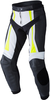 Rebelhorn Piston II Pro Motorcykel læderbukser,  sort-hvid-gul,  størrelse 46