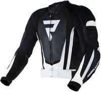 Rebelhorn Piston II Pro Motorcykel læderjakke,  sort-hvid,  størrelse 48