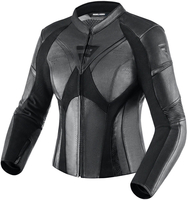 Rebelhorn Rebel Damer Motorcykel læderjakke,  sort,  størrelse 38 til Kvinder